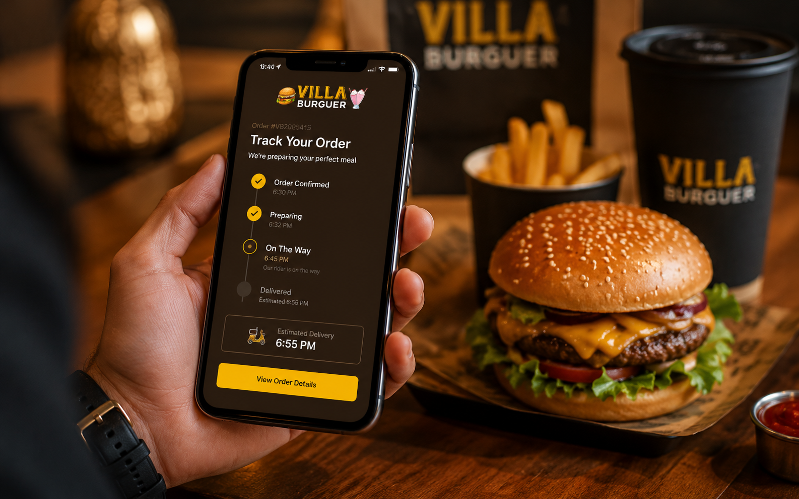Acompanhar pedido Villa Burguer